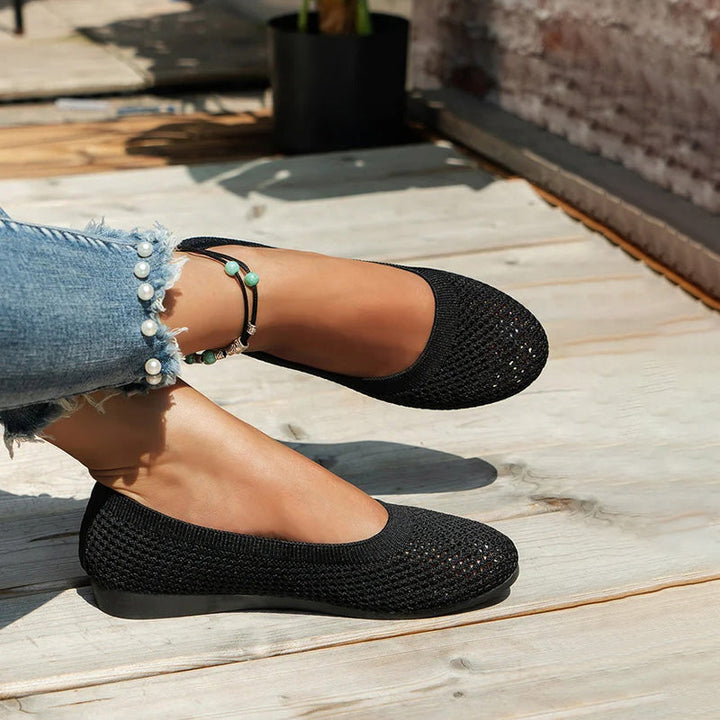 Casual Breathable Flat Shoes Mune Fashion