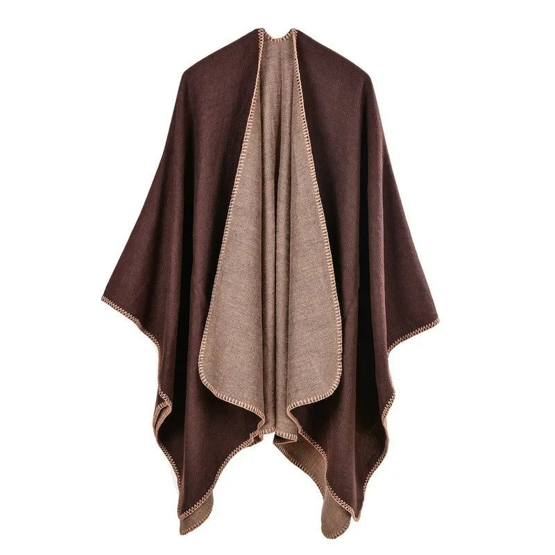 Mune | Warmer Poncho with Flowing Cut