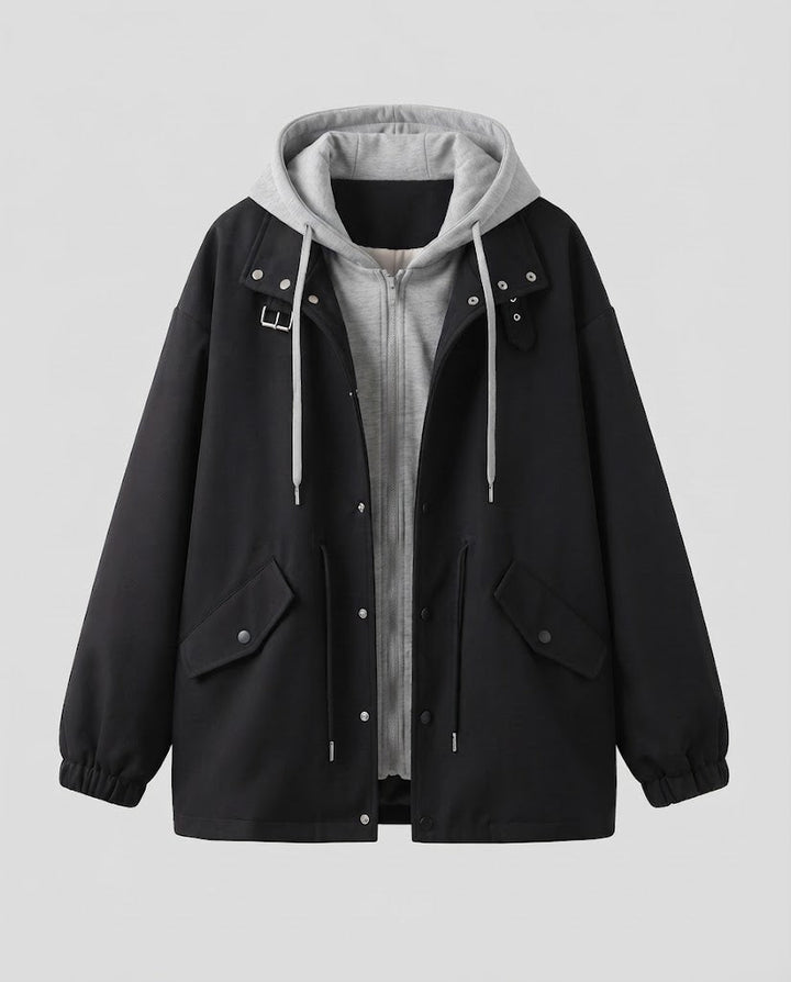 Women Urban Oversized Fleece Jacket Mune Fashion