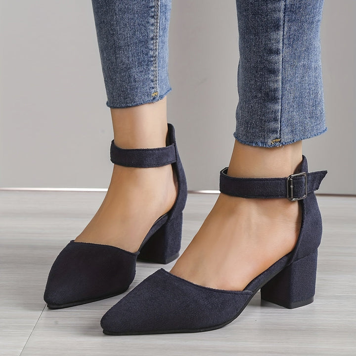 Mune Fashion | Women's sandals with block heel lacing, with ankle straps, Elegant