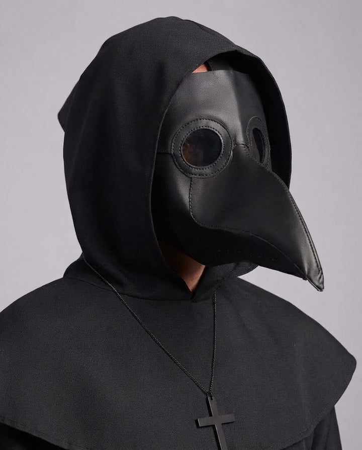 Women's monk costume with hood and ruffle elements Mune Fashion