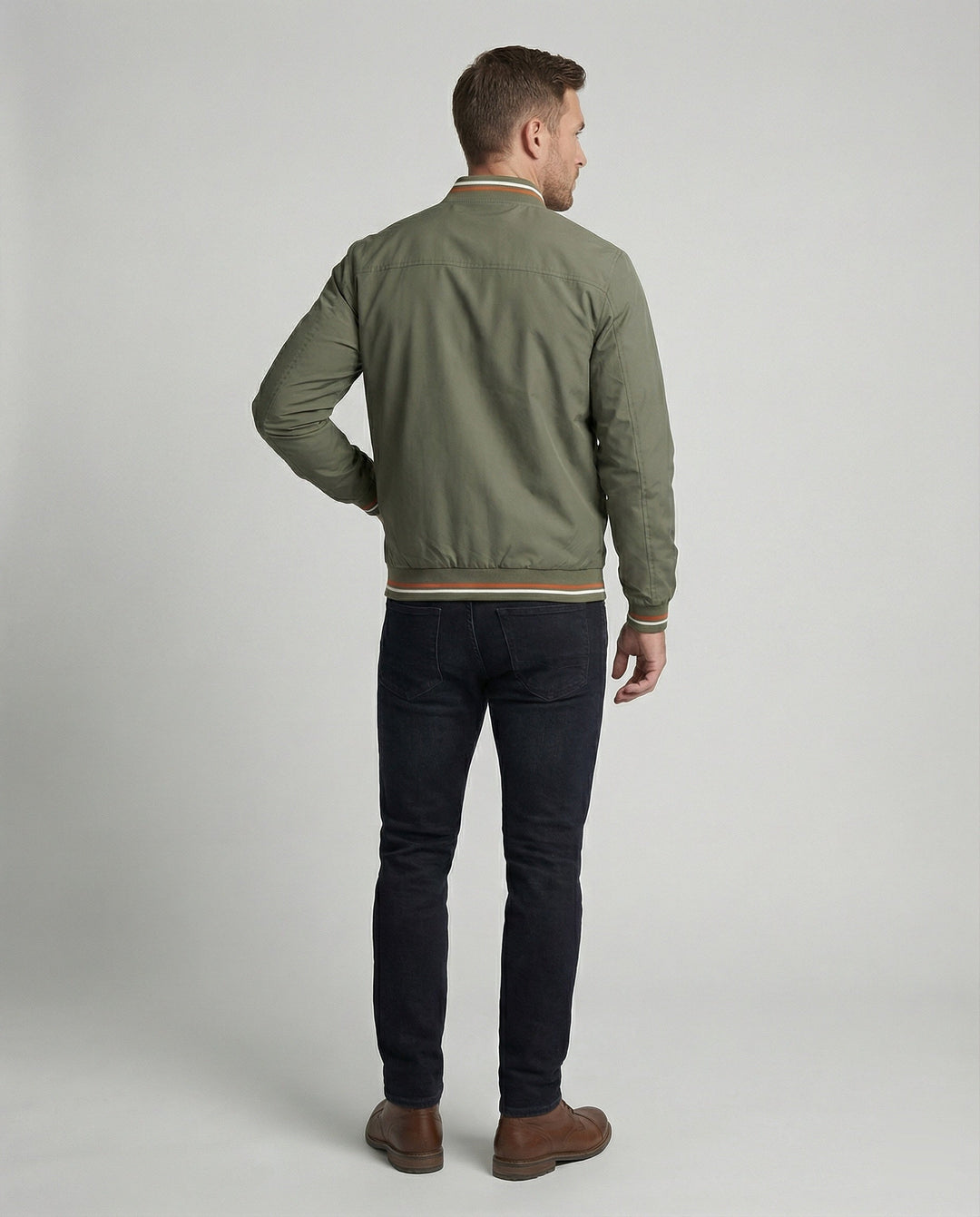 Men's Slim Fit Bomber Jacket