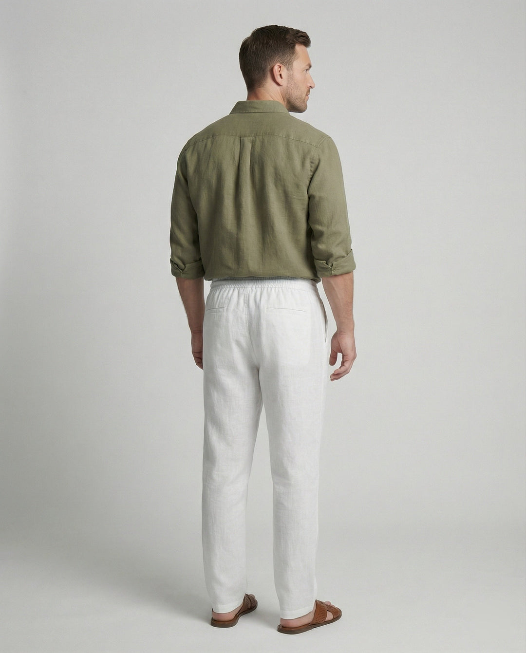 Casual linen pants men