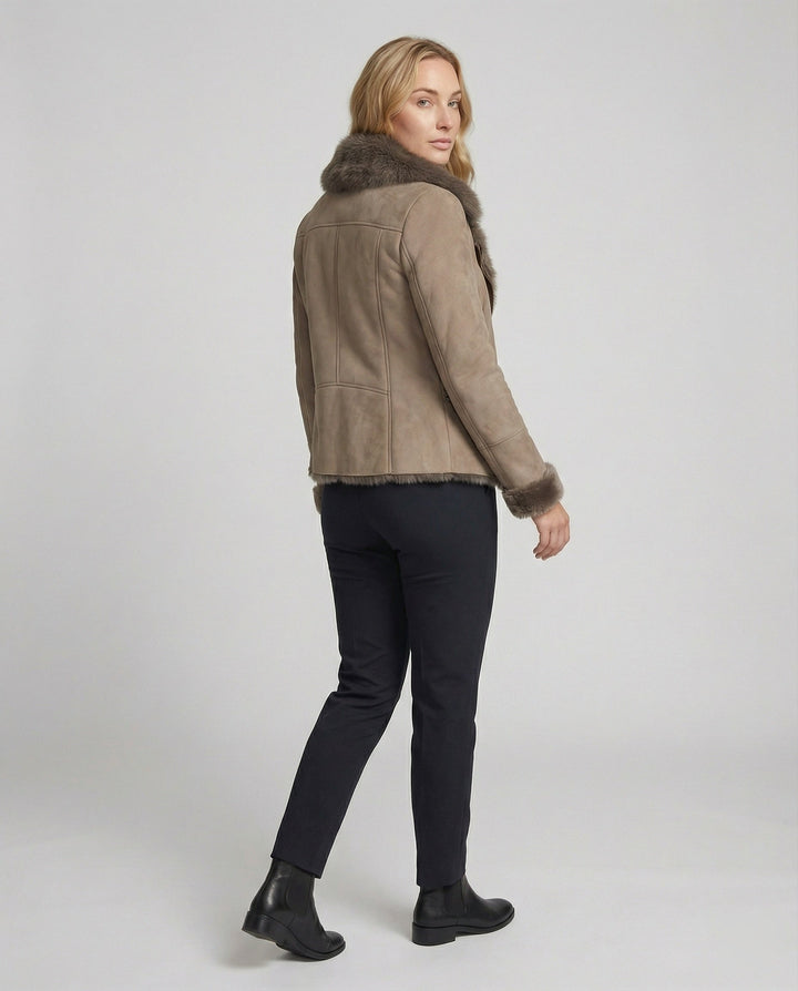 Mune Fashion | Winter jacket with elegant collar for winter