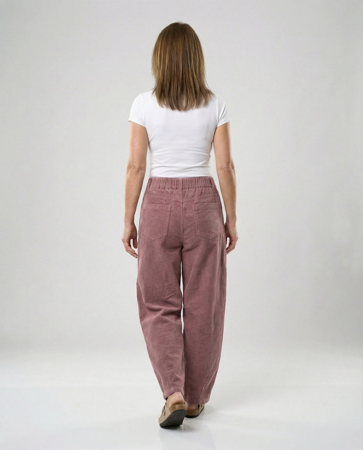 Ladies Cord Pants Ladies Wide High Waist