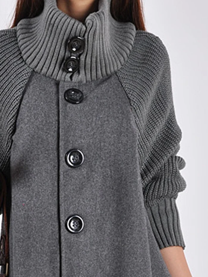 Mune | Long coat in plus sizes