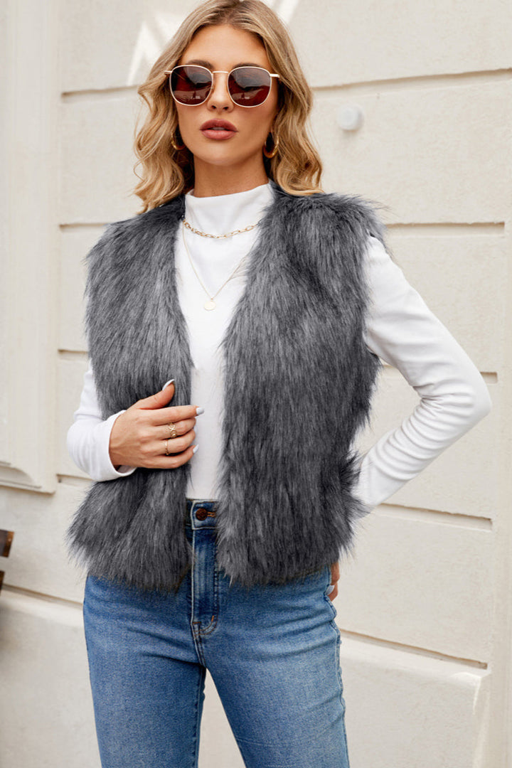 Mune | Faux Fur Vest Elegant and Timeless Soft Comfort