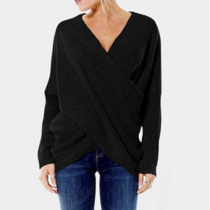 Mune | Women's Cashmere Sweater with Cross Detail, Autumn/Winter