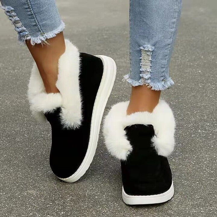 Mune | Winter Moccasins - Suede Slip-On Moccasins with Fur Lining