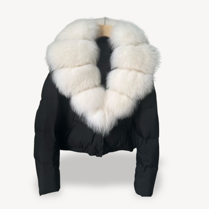 Mune | Winter Puffer Jacket with Faux Fur Collar for Women