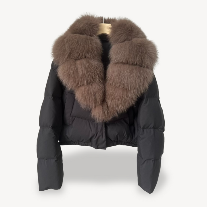 Mune | Winter Puffer Jacket with Faux Fur Collar for Women