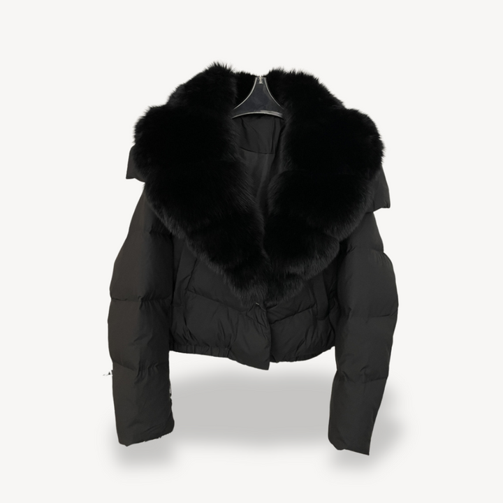Mune | Winter Puffer Jacket with Faux Fur Collar for Women