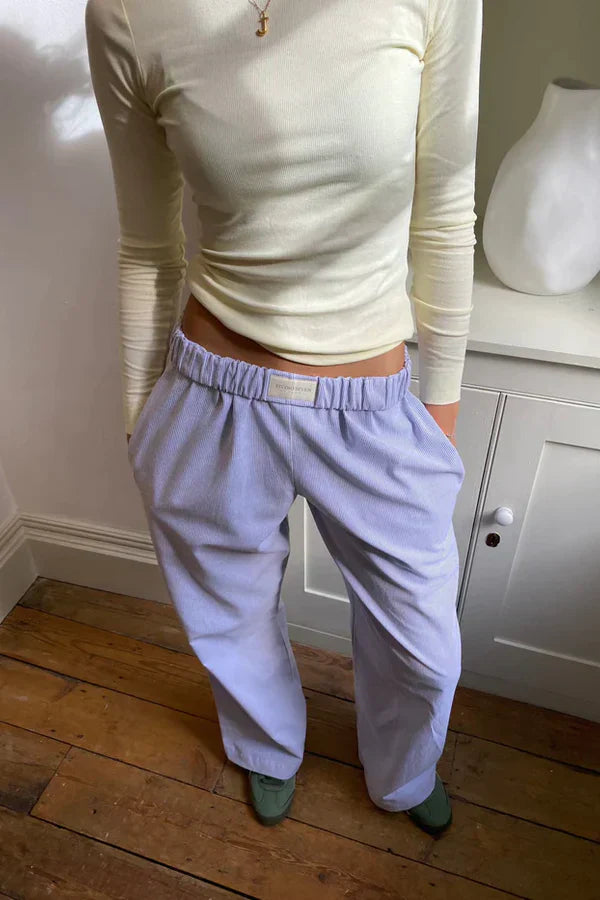 Mune Fashion | Loose fit Striped Elastic Waist Pants