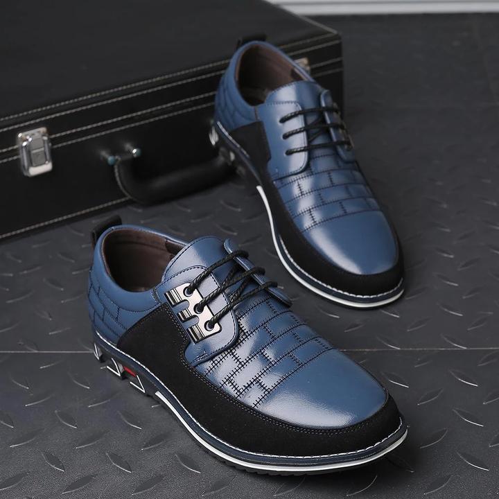 Orthopedic Leather Shoes Mune Fashion
