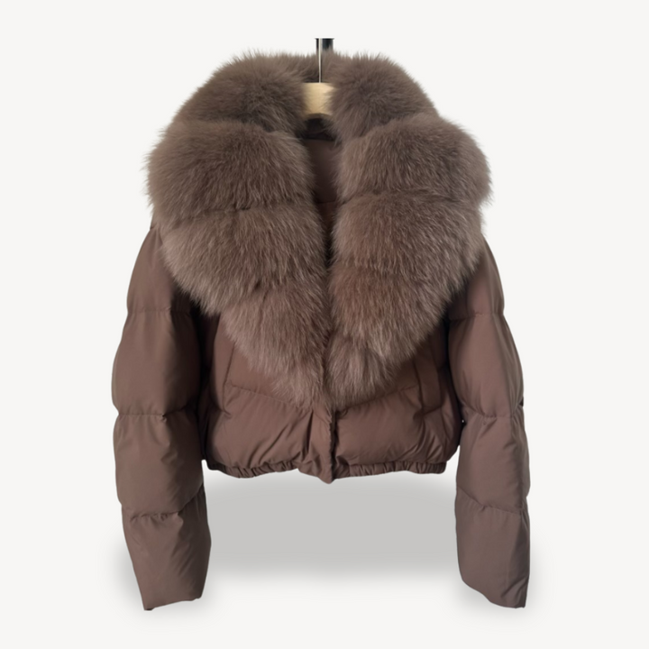 Mune | Winter Puffer Jacket with Faux Fur Collar for Women