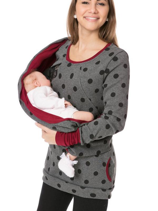 Mune | Maternity Chaps Nurse Sweatshirts Floral Print Bags Zipper Nursing Clothing