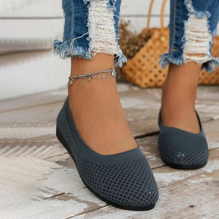 Casual Breathable Flat Shoes Mune Fashion