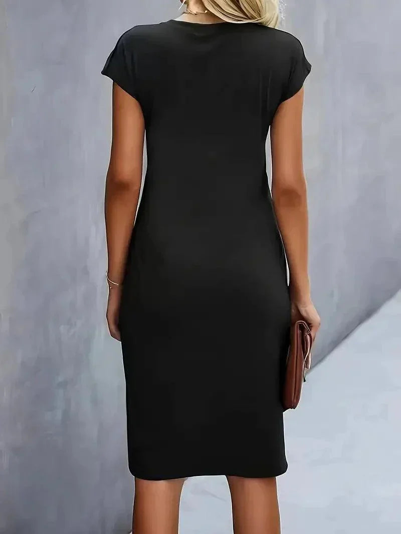 Mune Fashion | Comfortable dress with round neck for women