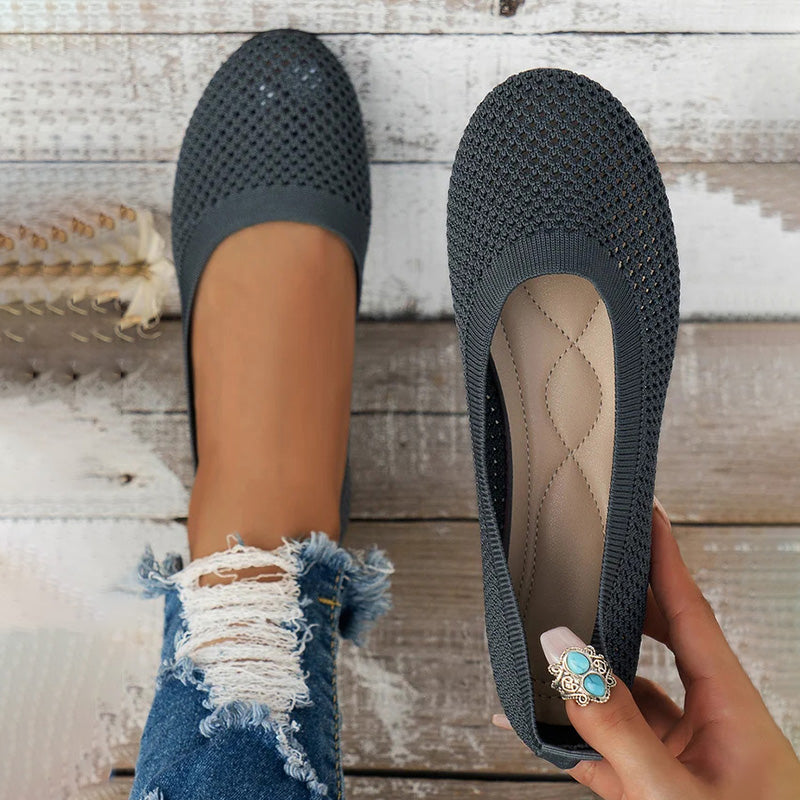 Casual Breathable Flat Shoes Mune Fashion