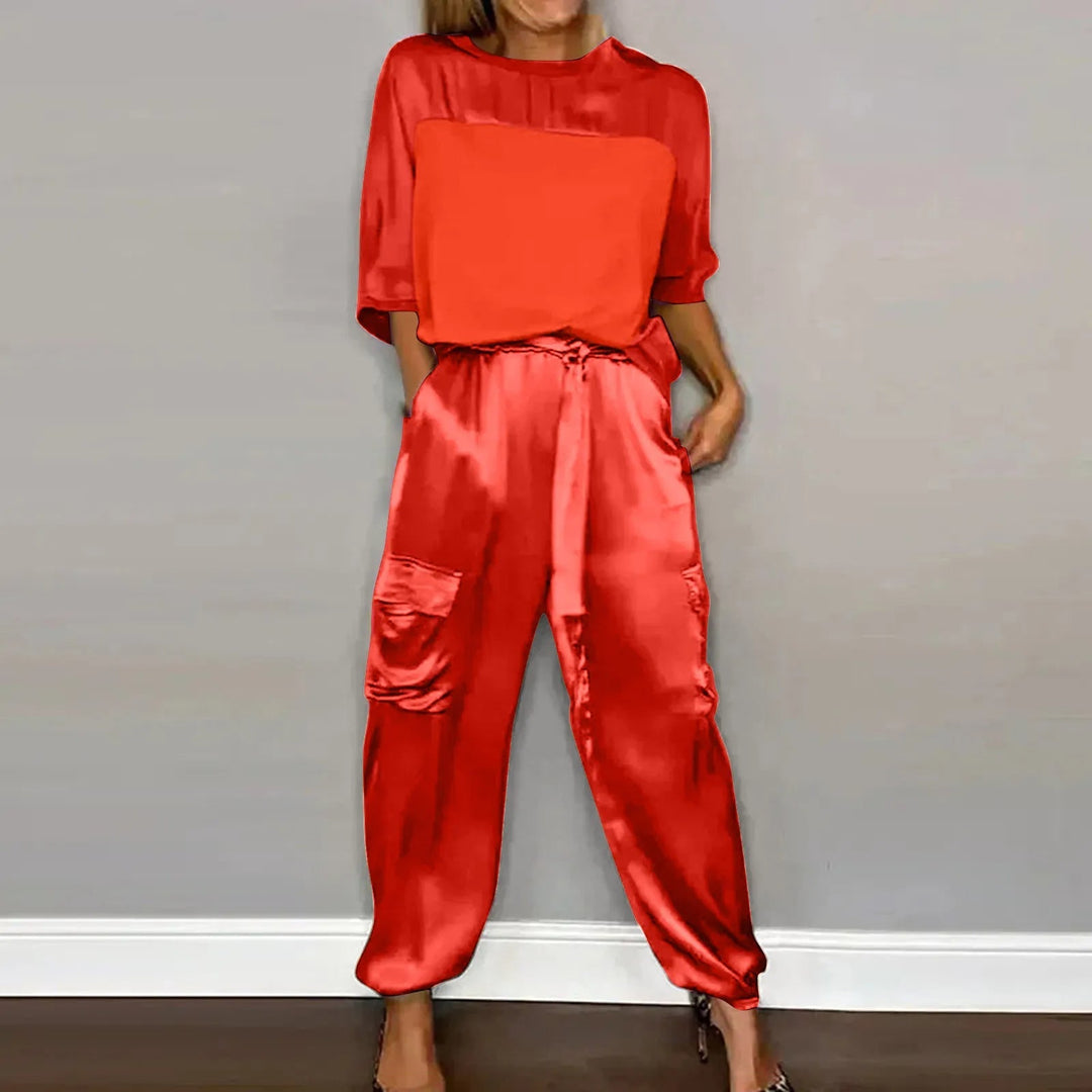 Mune Fashion | Satin Two-Piece