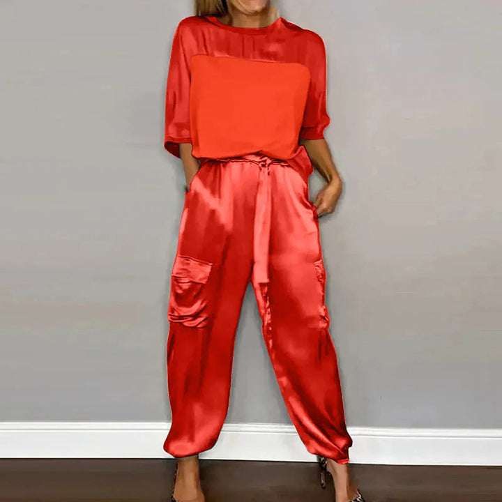 Mune Fashion | Satin Two-Piece