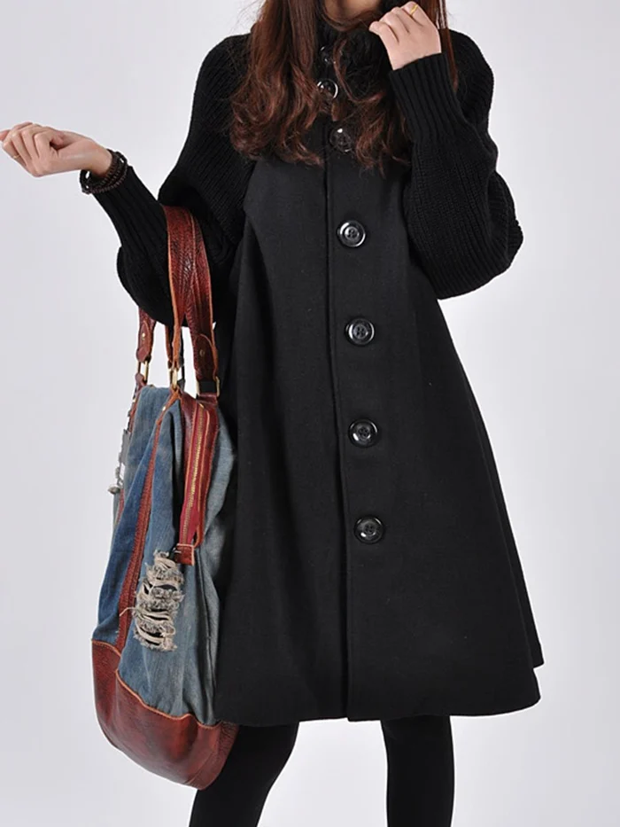 Mune | Long coat in plus sizes