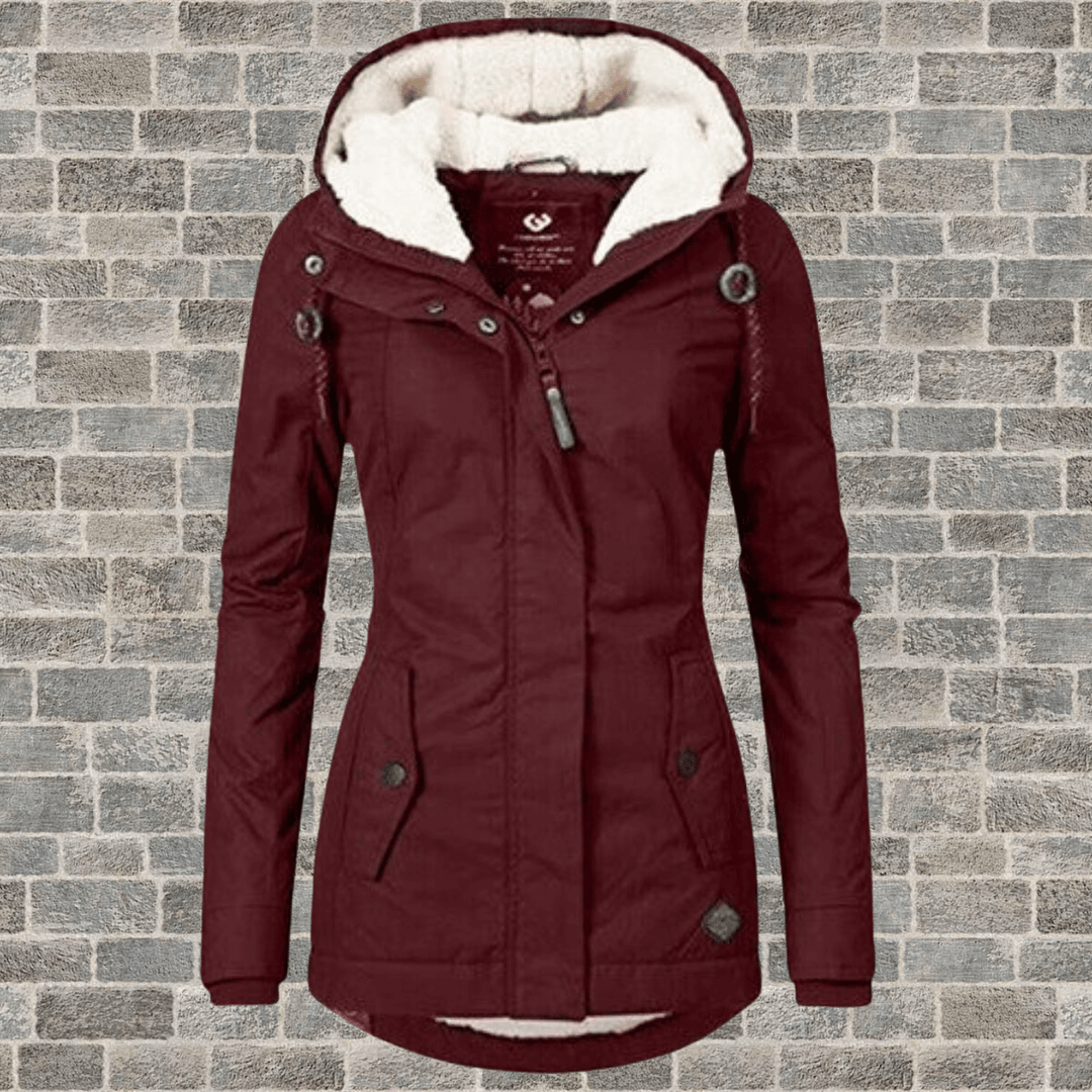 Mune | Women's Long Winter Coat with Luxurious Fur Lining