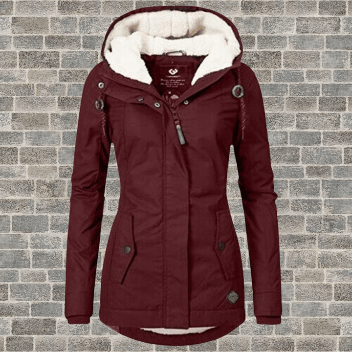 Mune | Women's Long Winter Coat with Luxurious Fur Lining