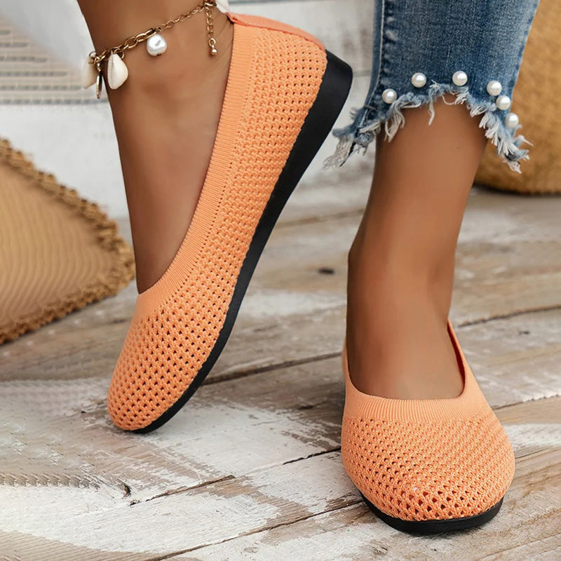 Casual Breathable Flat Shoes Mune Fashion