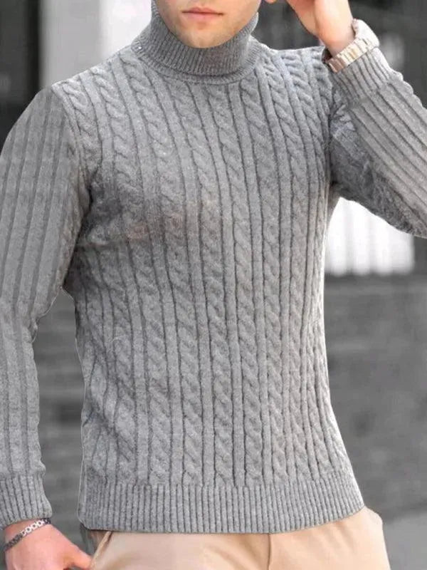 Mune | Tight Stretch Men's Sweater with Turtleneck