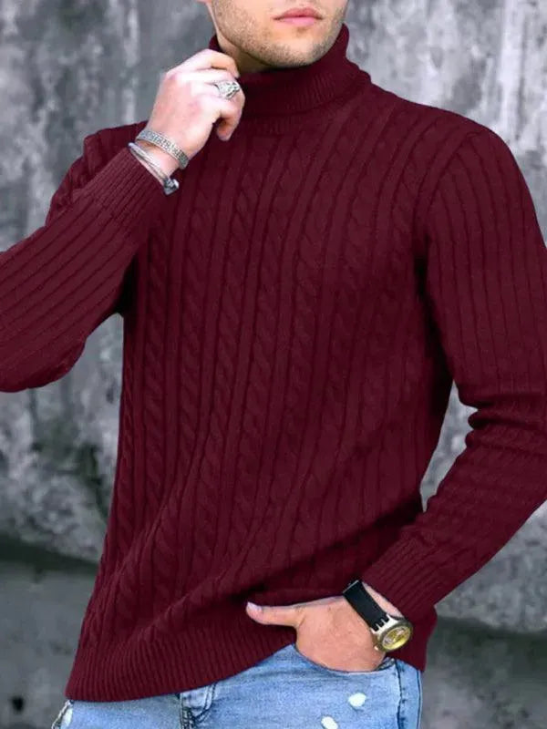 Mune | Tight Stretch Men's Sweater with Turtleneck