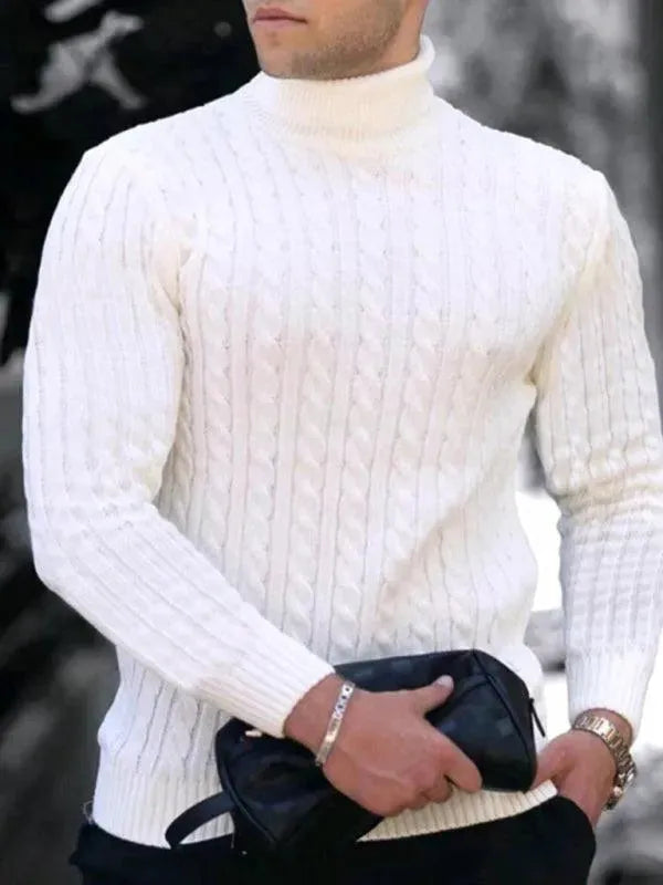 Mune | Tight Stretch Men's Sweater with Turtleneck