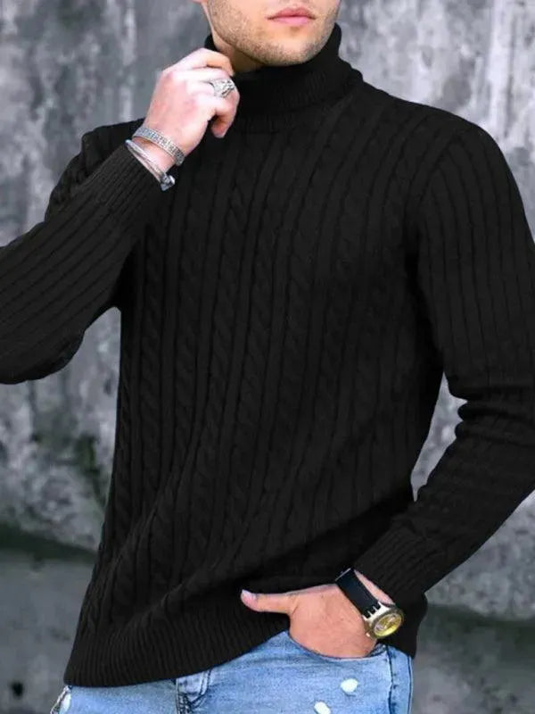 Mune | Tight Stretch Men's Sweater with Turtleneck
