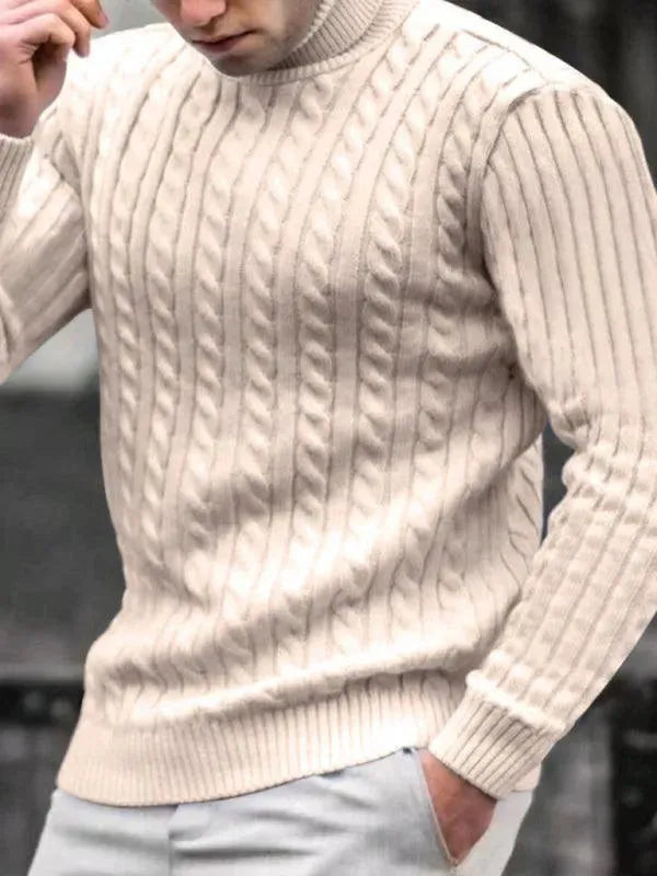 Mune | Tight Stretch Men's Sweater with Turtleneck