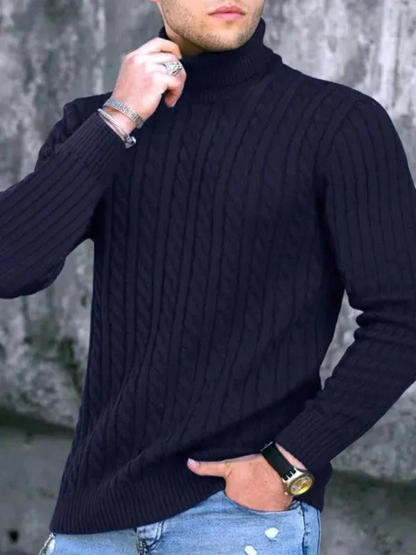 Mune | Tight Stretch Men's Sweater with Turtleneck