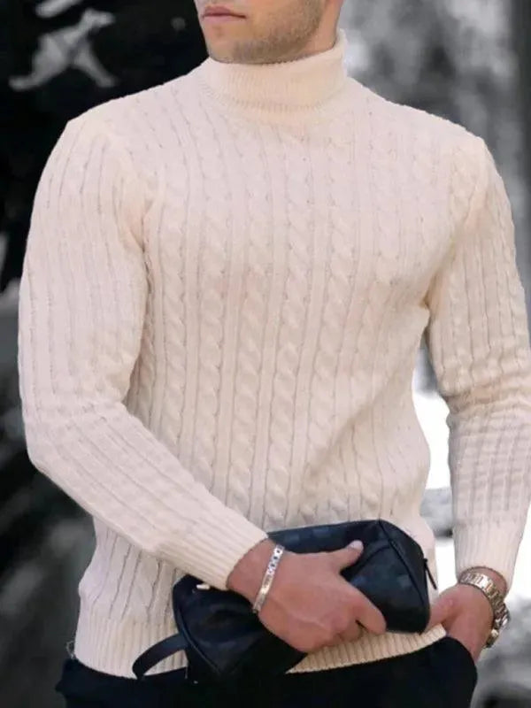 Mune | Tight Stretch Men's Sweater with Turtleneck