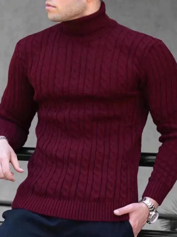 Mune | Tight Stretch Men's Sweater with Turtleneck