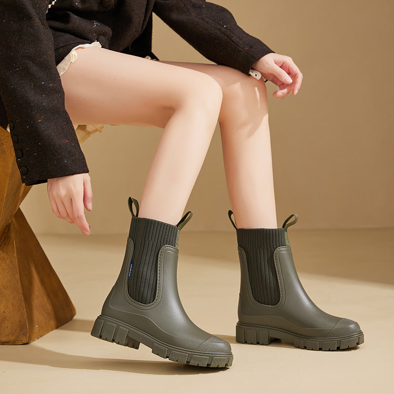 Mune | Rain Boots - Waterproof with Anti-Slip Sole, Perfect for Rainy Weather