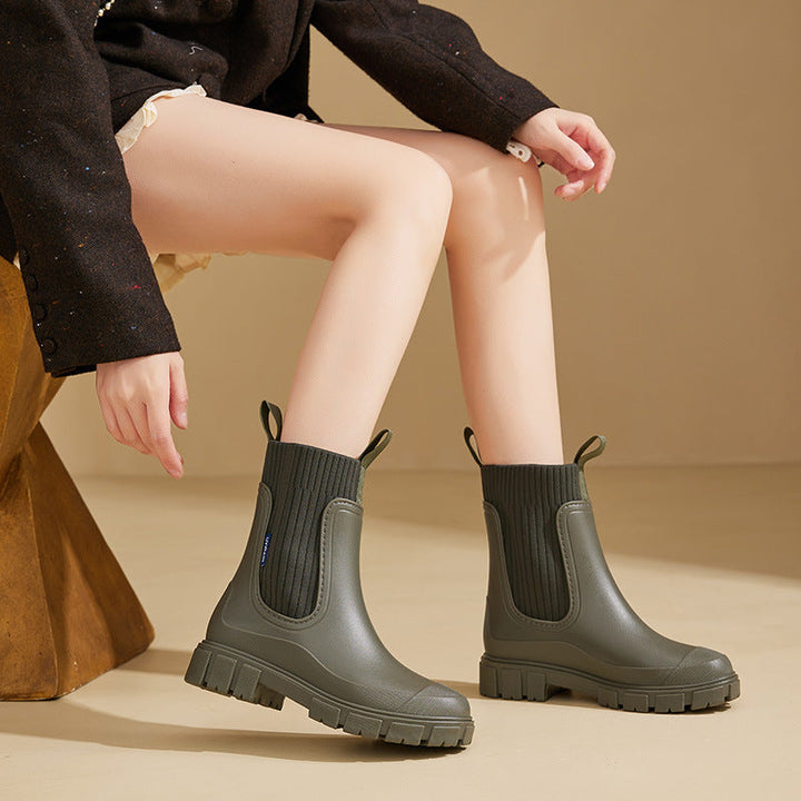 Mune | Rain Boots - Waterproof with Anti-Slip Sole, Perfect for Rainy Weather