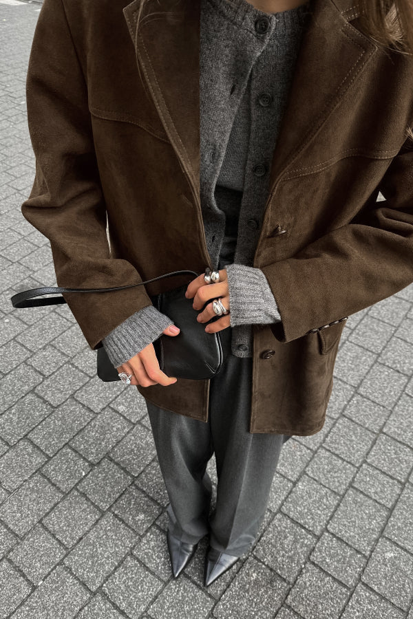 Mune | Vintage Sleeveless Suede Jacket
