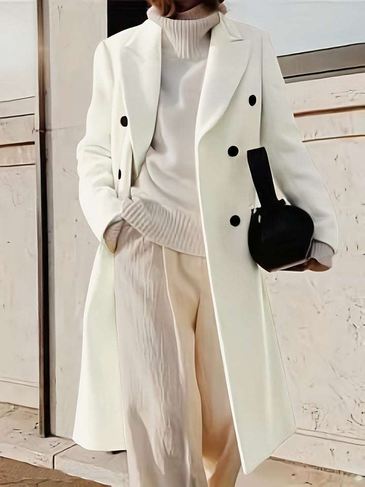 Mune | Stylish Classic Winter Double-breasted Overcoat for Women