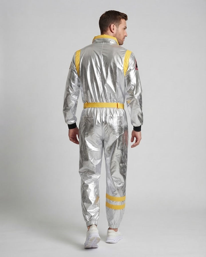 Men's futuristic space suit with reflective surface Mune Fashion
