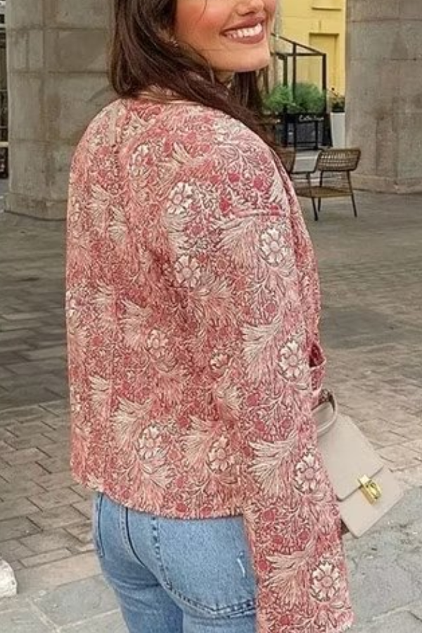 Mune | Fashion Versatile Printed Cardigan Long Sleeve Cotton Jacket
