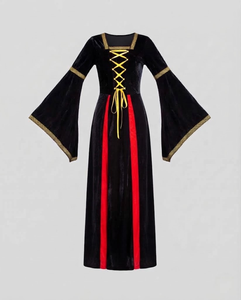 Women Medieval Wizard Dress Mune Fashion