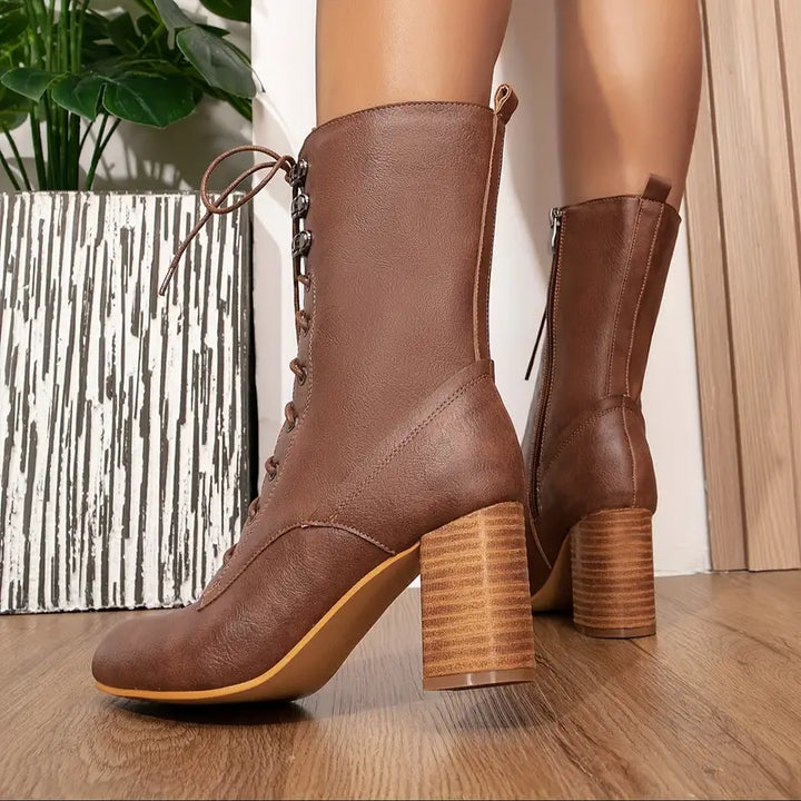 Mune | Velvet Ankle Boots for Women