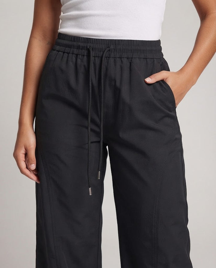 Women's Comfortable and Stylish Casual Pants with Elastic Waistband Mune Fashion