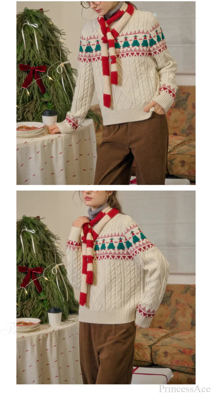 Mune | Christmas Tree Vintage Fair Isle Sweater