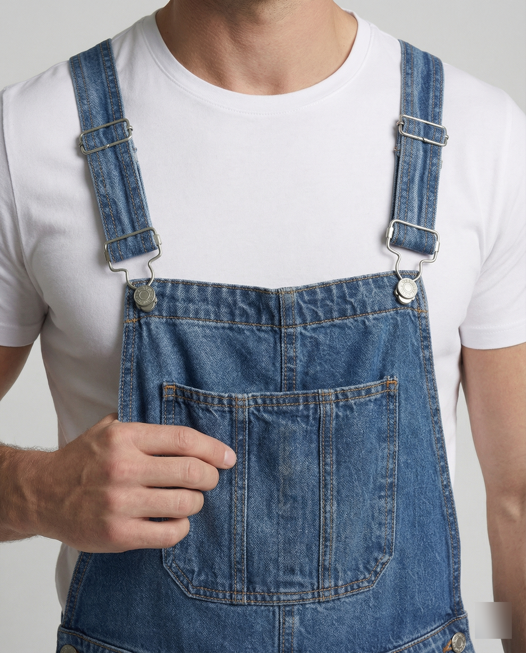 Men's overalls robust with adjustable straps