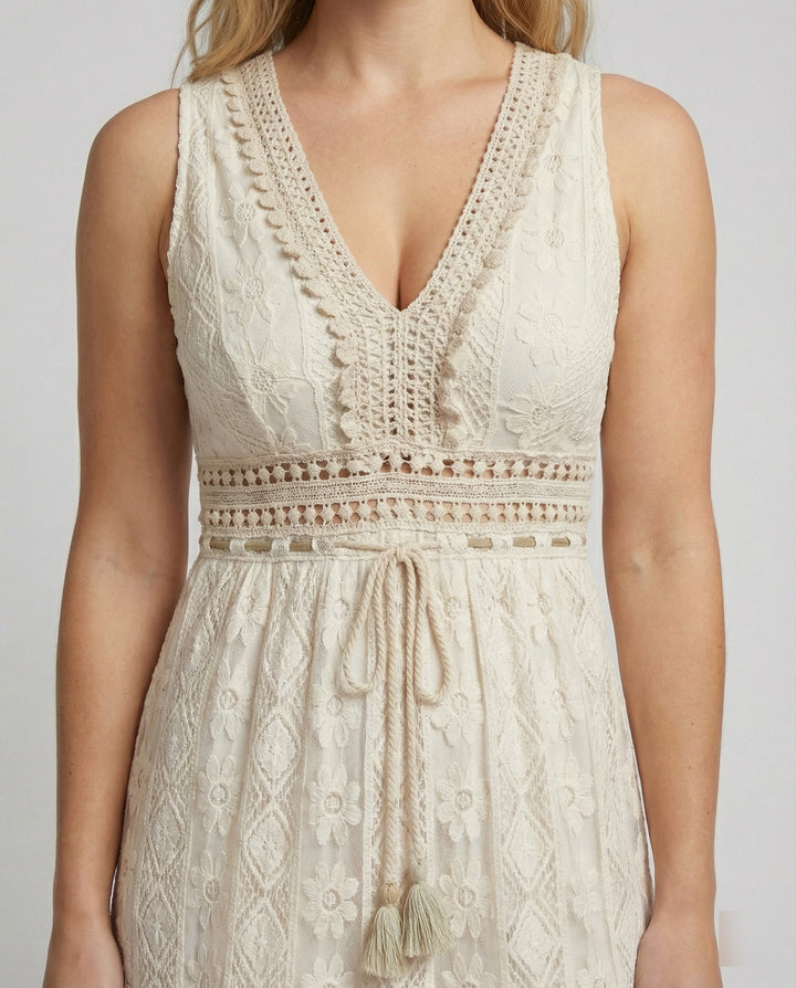 Mune Fashion | Graceful Boho Lace Dress for Summer