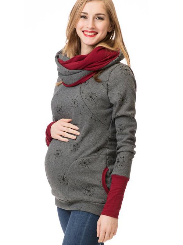 Mune | Maternity Chaps Nurse Sweatshirts Floral Print Bags Zipper Nursing Clothing
